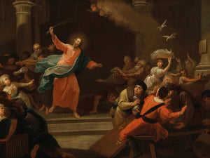 Johann Josef Karl Henrici Christ Driving The Money Changers From The Temple By Johann Josef Karl Henrici