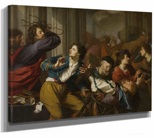 Christ Driving The Money Changers From The Temple By Theodoor Rombouts