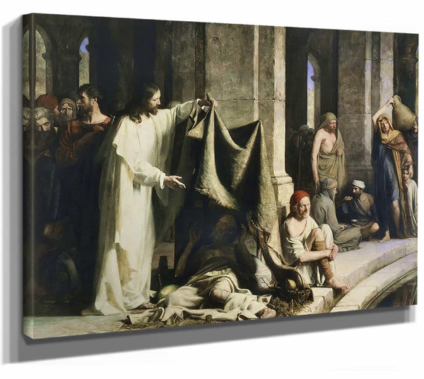 Christ Healing At The Pool Of Bethesda By Carl Bloch