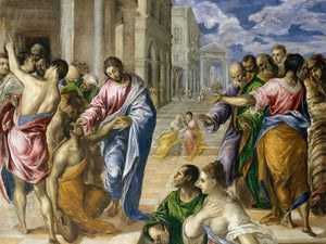 El Greco Christ Healing The Blind By El Greco