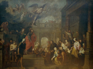 Theodoor Boeyermans Christ Healing The Sick People Lying Near The Pool Of Bethesda By Theodoor Boeyermans