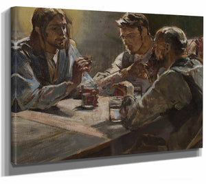 Christ In Emmaus By Jacek Malczewski