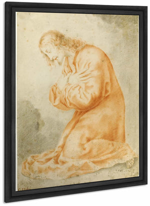 Christ Kneeling By After Carlo Dolci