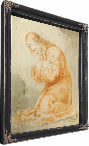 Christ Kneeling By After Carlo Dolci