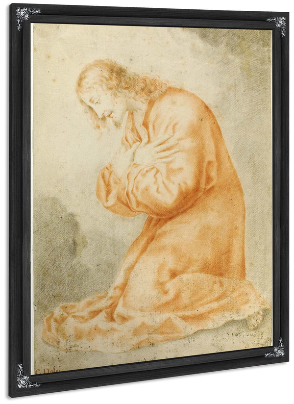 Christ Kneeling By After Carlo Dolci