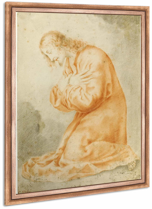 Christ Kneeling By After Carlo Dolci