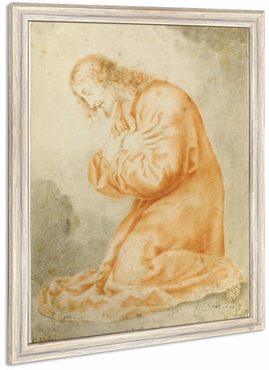 Christ Kneeling By After Carlo Dolci