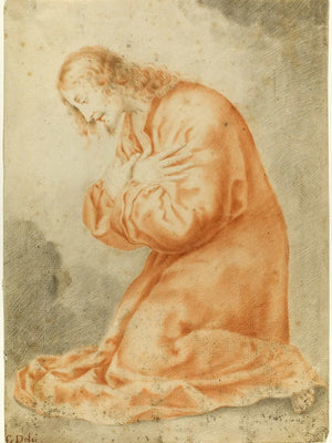 After Carlo Dolci Christ Kneeling By After Carlo Dolci