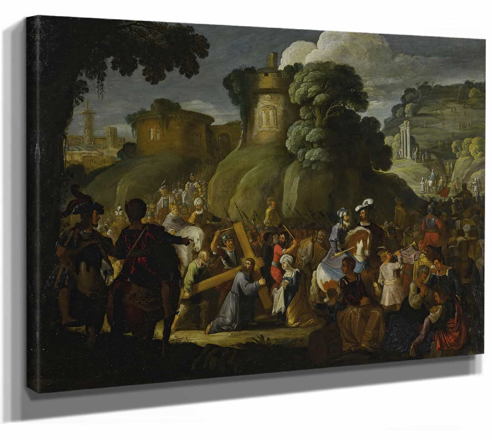 David Teniers The Elder Christ On The Road To Calvary By David Teniers The Elder