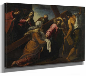 Christ On The Road To Calvary By Jacopo Palma Il Vecchio