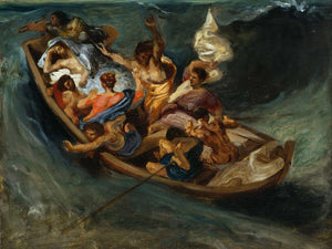 Eugene Delacroix Christ On The Sea Of Galilee By Eugene Delacroix