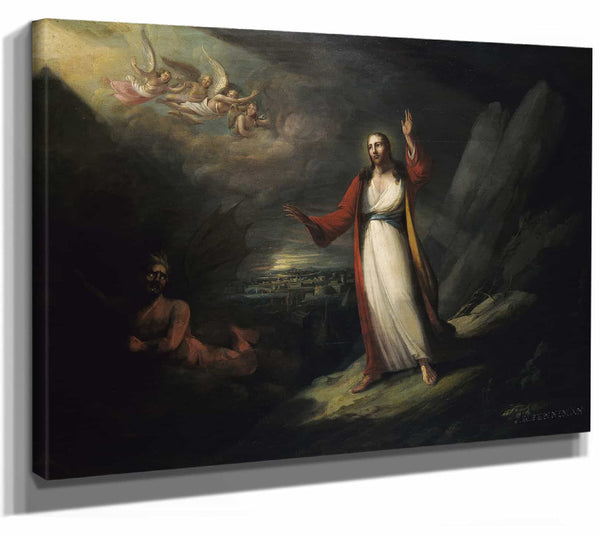 John Ritto Penniman Christ Tempted By The Devil By John Ritto Penniman