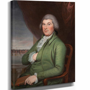 Charles Willson Peale 11" x 14" / Stretched Canvas Wrap Christopher Hughes By Charles Willson Peale