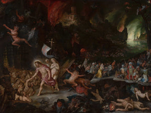 Jan Brueghel The Elder Christs Descent Into Limbo By Jan Brueghel The Elder