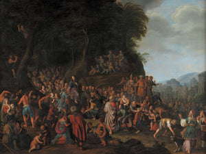 Adriaen Van Nieulandt Christs Entry Into Jerusalem By Adriaen Van Nieulandt