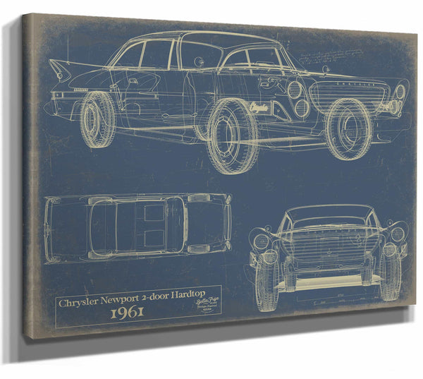 Chrysler Newport 2 Door Hardtop1961 Wall Art from Bella Frye.