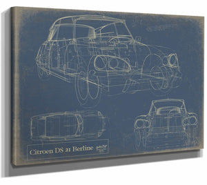 Citroen Ds 21 Berline Fbm Wall Art from Bella Frye.