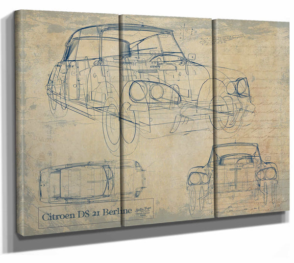 Citroen Ds 21 Berline Fbm Wall Art from Bella Frye.