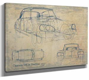 Citroen Ds 21 Berline Fbm Wall Art from Bella Frye.