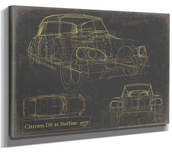 Citroen Ds 21 Berline Fbm Wall Art from Bella Frye.