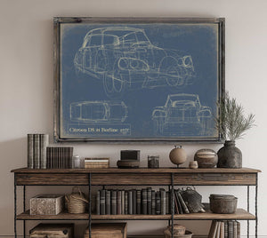 Citroen Ds21 Berline Wall Art from Bella Frye.