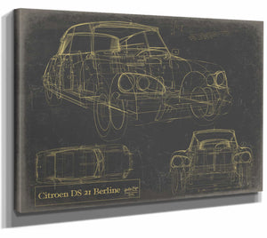 Citroen Ds21 Berline Wall Art from Bella Frye.