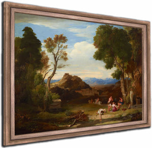 Classical Landscape By Charles Lock Eastlake