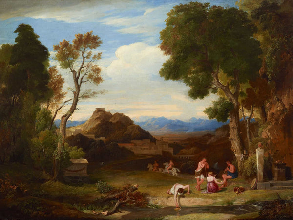 Charles Lock Eastlake Classical Landscape By Charles Lock Eastlake