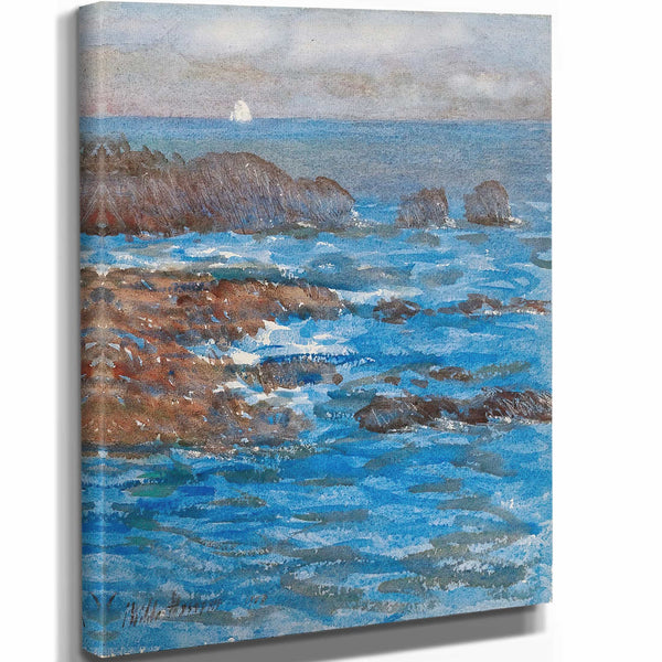 Childe Hassam Cliffs And Sea Appeldore By Childe Hassam