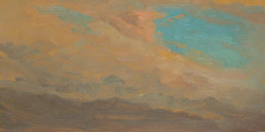 Frederic Edwin Church Cloudy Sky Over Mountains By Frederic Edwin Church