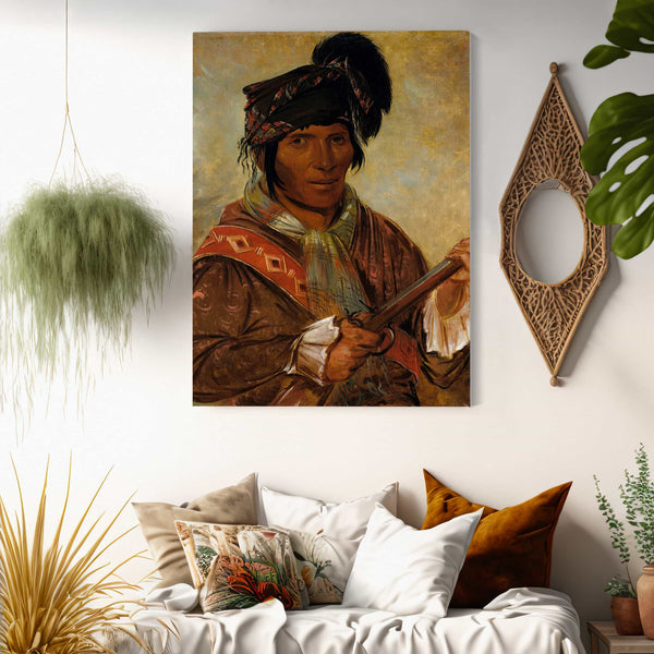 George Catlin Co Ee Ha Jo A Chief By George Catlin