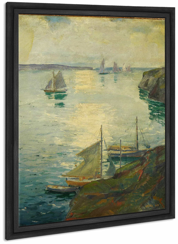 Coast Scene With Ships By Jonas Lie