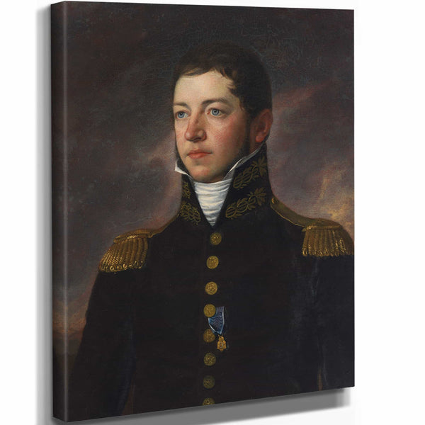 John Vanderlyn 11" x 14" / Stretched Canvas Wrap Col George Gibbs Iii By John Vanderlyn