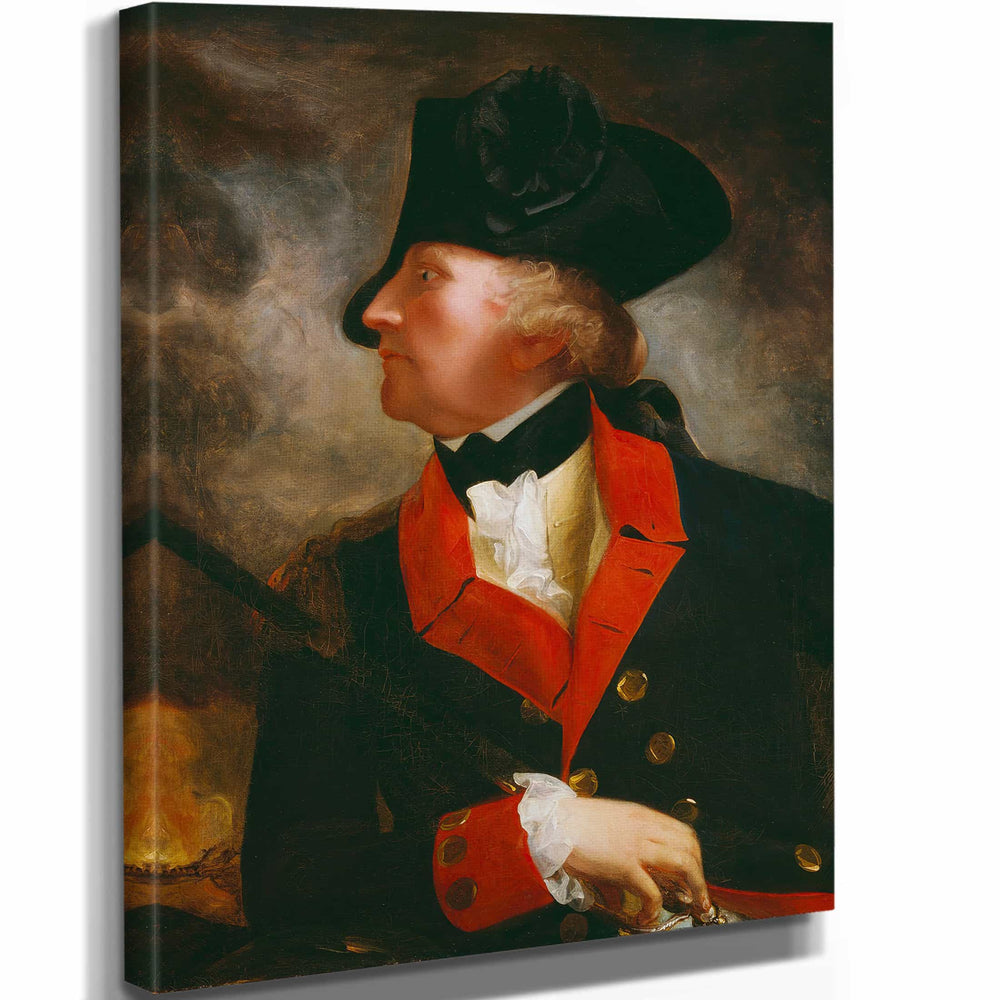 John Singleton Copley 11" x 14" / Stretched Canvas Wrap Colonel George Lewis By John Singleton Copley