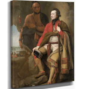 Benjamin West Colonel Guy Johnson And Karonghyontye By Benjamin West