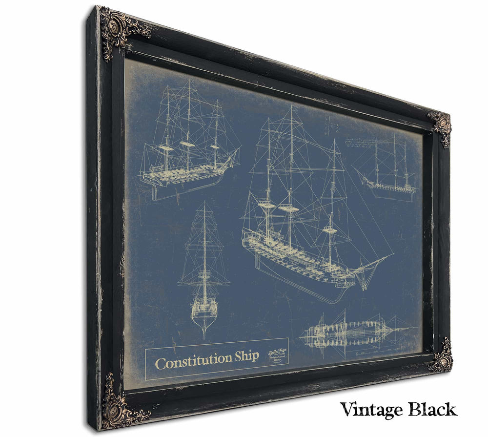 Constitution Ship Wall Art from Bella Frye.