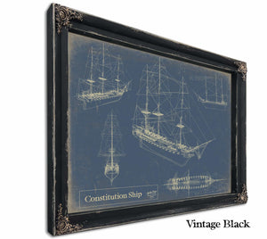 Constitution Ship Wall Art from Bella Frye.