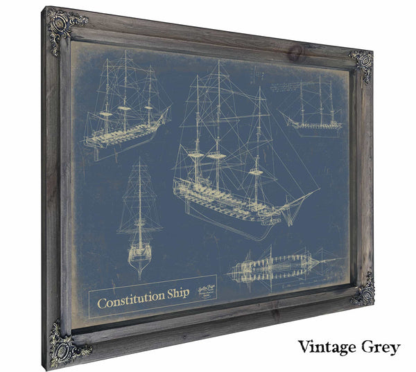 Constitution Ship Wall Art from Bella Frye.