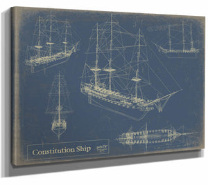 Constitution Ship Wall Art from Bella Frye.