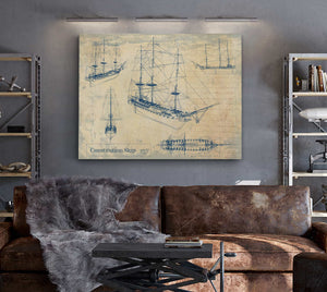 Constitution Ship Wall Art from Bella Frye.