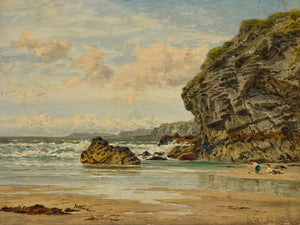 Benjamin Williams Leader Cornish Cliffs Newquay By Benjamin Williams Leader