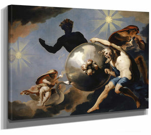 Abraham Hondius Cosmic Allegory By Abraham Hondius