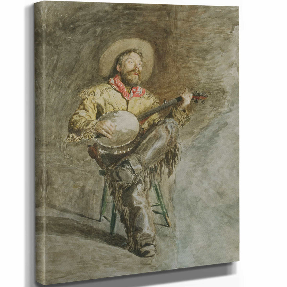 Thomas Eakins Cowboy Singing By Thomas Eakins