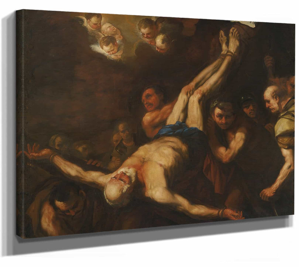 Luca Giordano Crucifixion Of St Peter By Luca Giordano