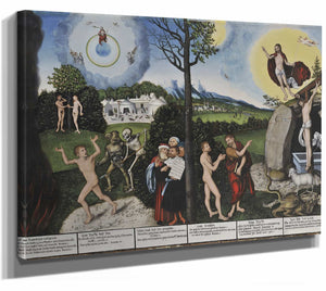 Damnation And Redemption By Lucas Cranach The Elder