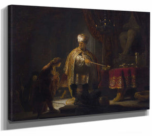 Daniel And Cyrus Before The Idol Bel By Rembrandt Van Rijn