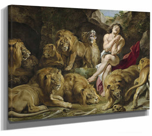 Daniel In The Lions Den By Peter Paul Rubens