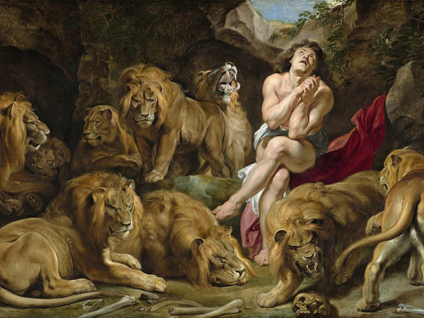 Peter Paul Rubens Daniel In The Lions Den By Peter Paul Rubens