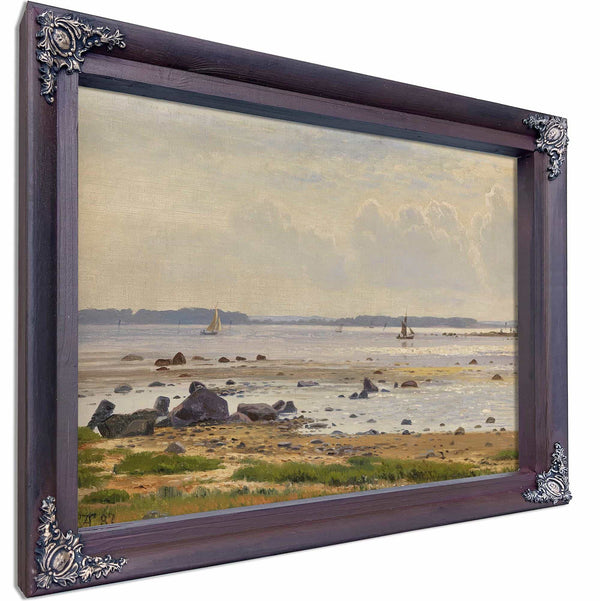 Danische Ostseekuste Am Roskildefjord Seeland By Anton Erik Christian Thorenfeld