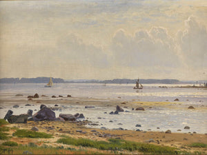 Anton Erik Christian Thorenfeld Danische Ostseekuste Am Roskildefjord Seeland By Anton Erik Christian Thorenfeld